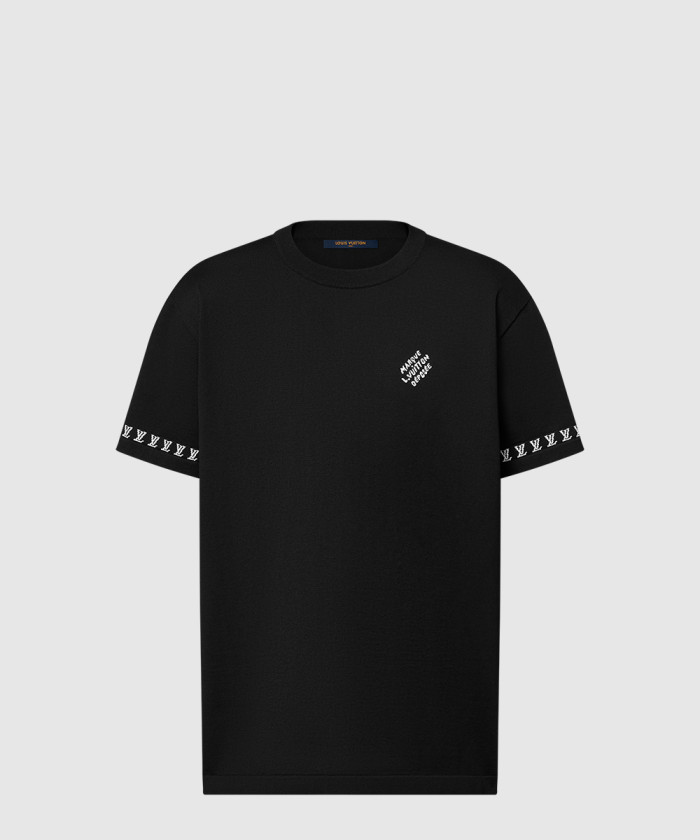 루이비통 쇼트 슬리브 코튼 크루넥 1AGKME