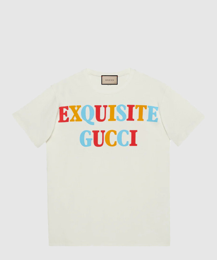 구찌 로고 프린트 반팔 717422