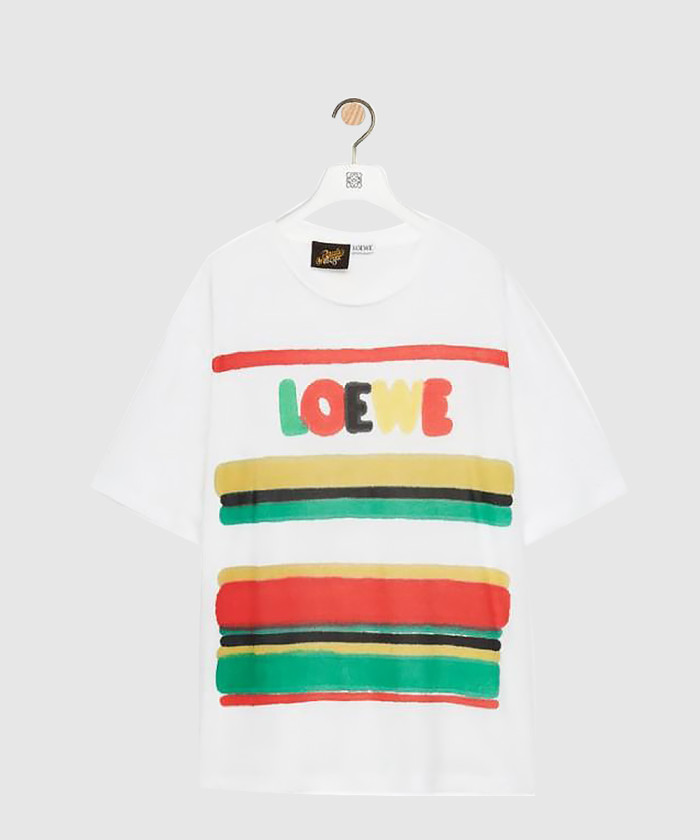 로에베 이비자 프린팅 코튼저지 티셔츠