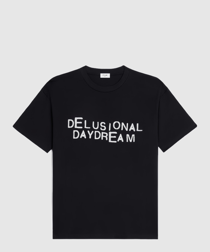 셀린느 딜루전 데이드림 저지 코튼 티셔츠 2X59M6