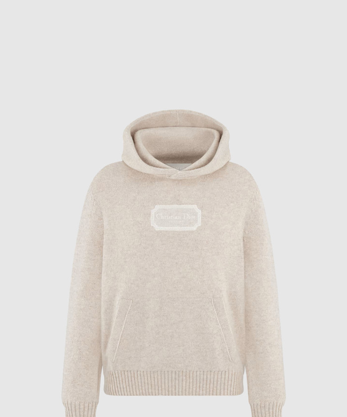 디올 자수 후드 티셔츠 313M6