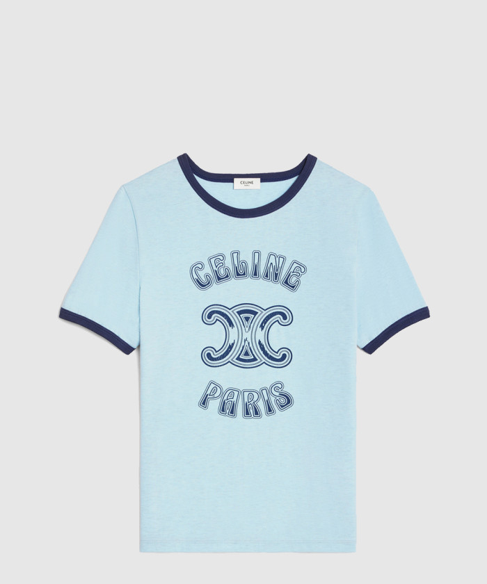 셀린느 티셔츠 코튼 저지 워시드 2X97IA