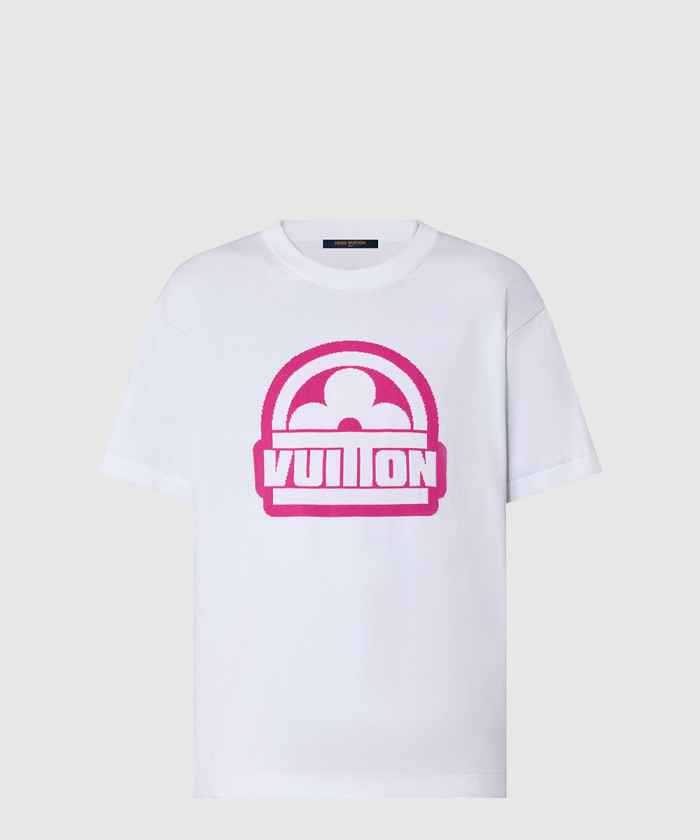 루이비통 코튼 쇼트 슬리브드 크루넥 1ABJ8M