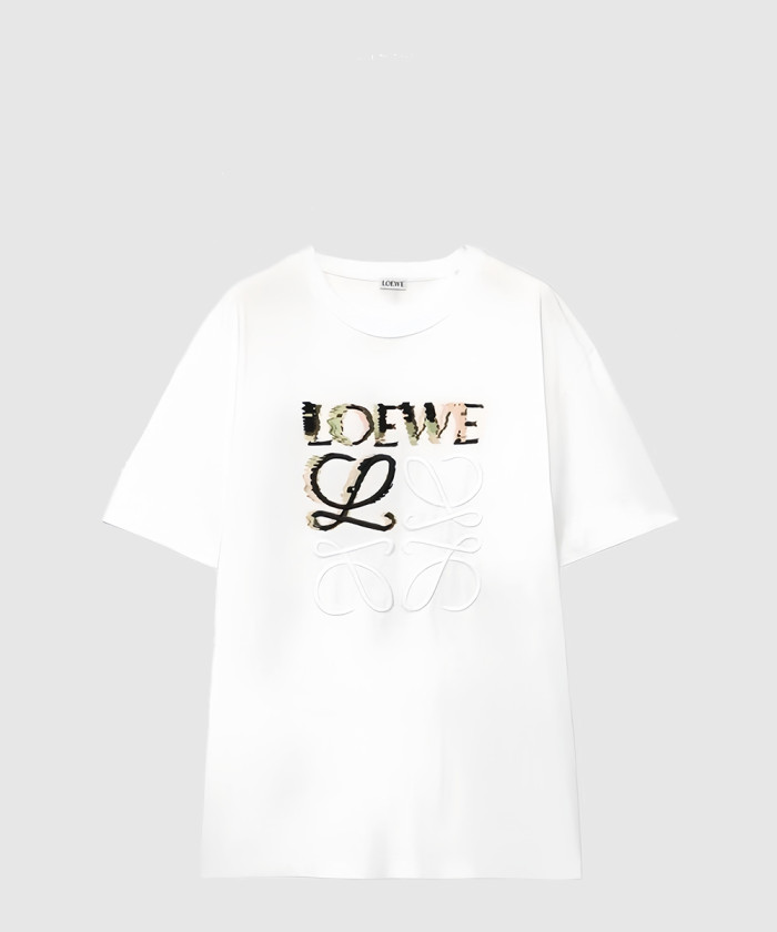 로에베 박시 핏 티셔츠 코튼