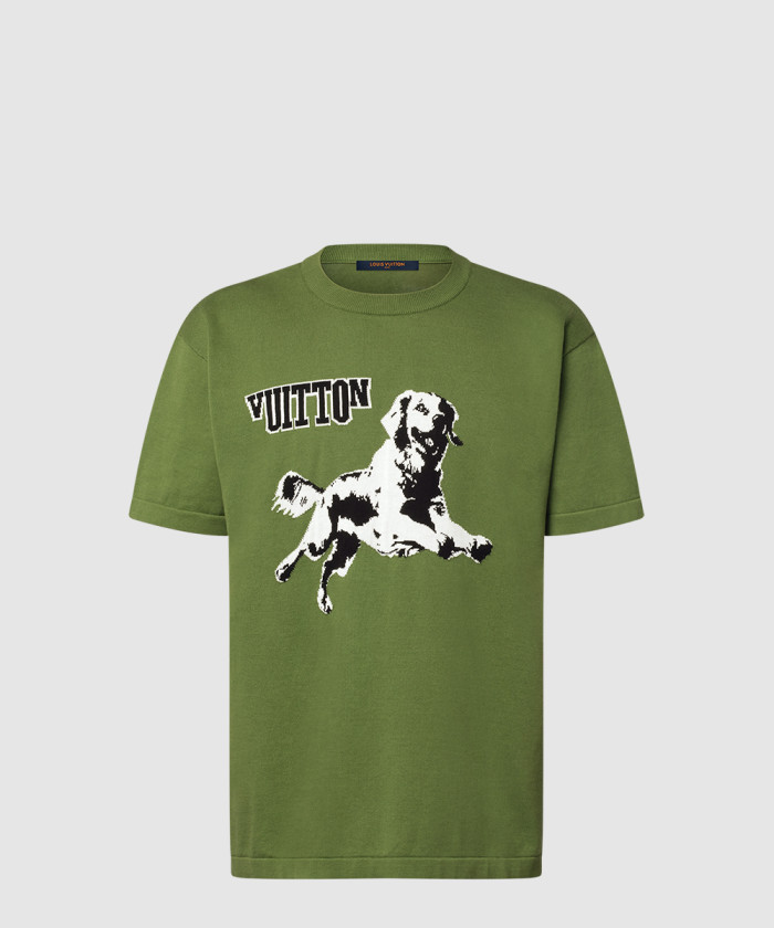 루이비통 쇼트 슬리브드 코튼 크루넥 1AGJS2