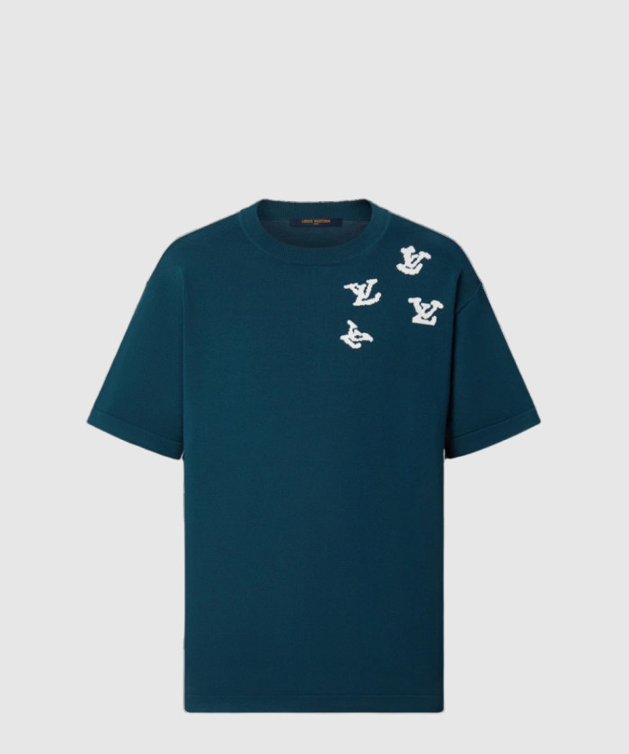 루이비통 재즈 트럼펫 시그널 크루넥 그래픽 티셔츠 1AA4SZ