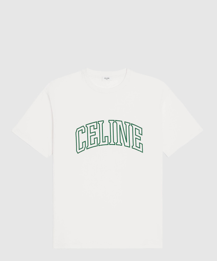 셀린느 루즈 티셔츠 코튼 저지 2X60L6