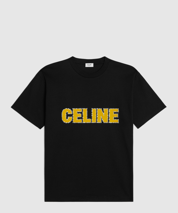 셀린느 루즈 티셔츠 코튼 저지 2X15M6