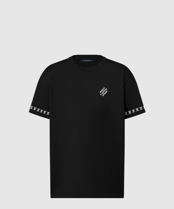 루이비통 쇼트 슬리브드 코튼 크루넥 1AFQSH