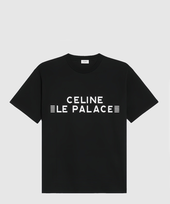 셀린느 루즈 티셔츠 코튼 저지 2X61I6