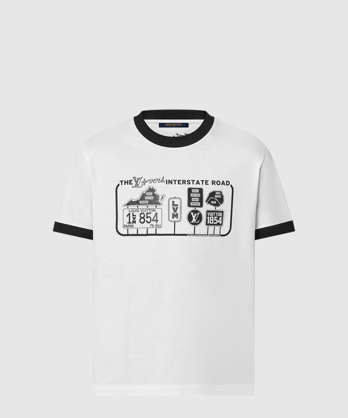 루이비통 엠벨리시드 코튼 티셔츠 1AFXO1
