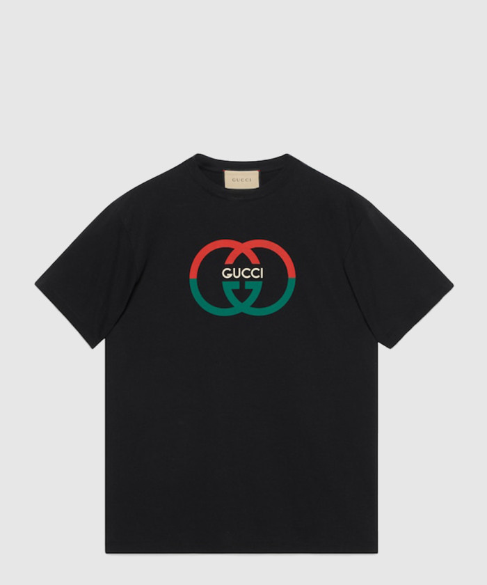 구찌 코튼 저지 프린트 티셔츠 771758