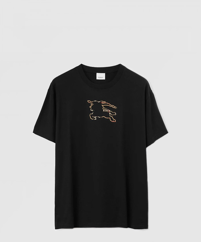 버버리 체크 코튼 티셔츠 80706811