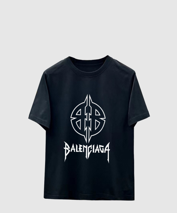 발렌시아가 로고 프린트 반팔