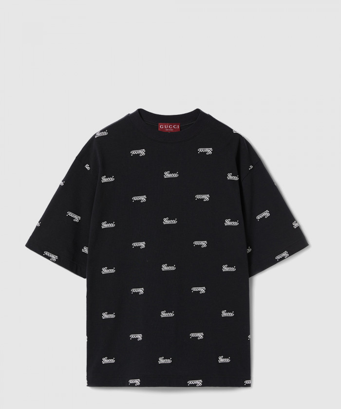 구찌 자수 코튼 저지 티셔츠 788072