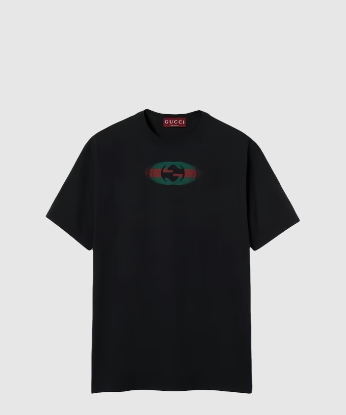 구찌 로고 프린트 티셔츠 795957