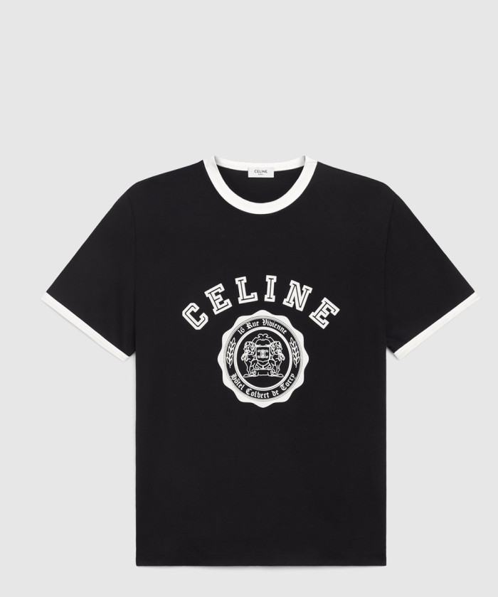 셀린느 블라종 루즈 티셔츠 코튼 저지 RX00F5