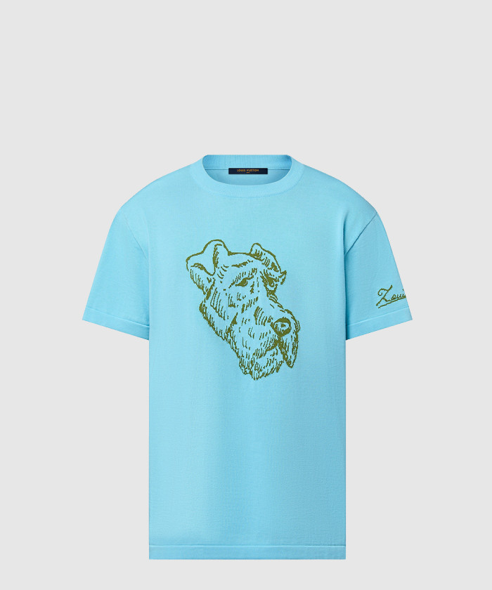 루이비통 그래픽 쇼트 슬리브드 크루넥 1AFPY4
