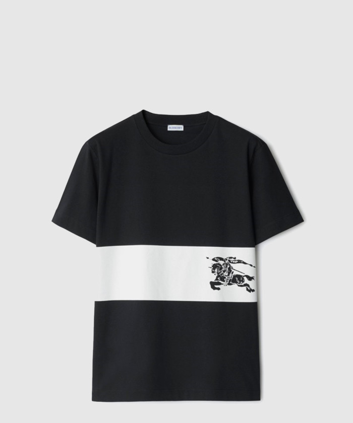 버버리 스트라이프 코튼 티셔츠 80959361