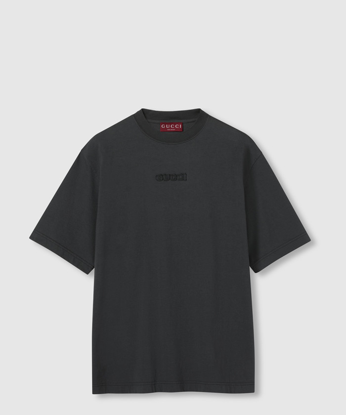 구찌 자수 코튼 저지 티셔츠 798115