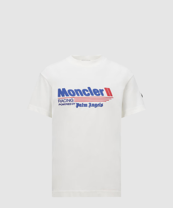 몽클레어 Moncler x Palm Angels 레이싱 로고 코튼 티셔츠