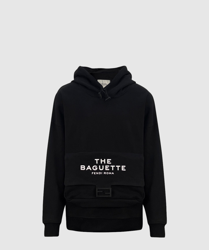 펜디 바게트 포켓 후드 티셔츠 FY1218