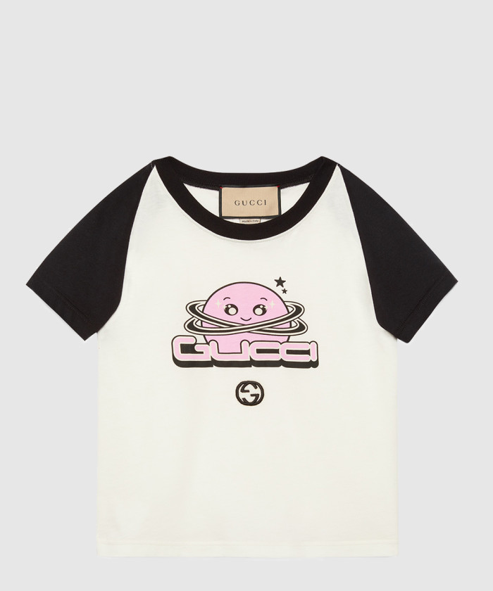 구찌 코튼 저지 숏 슬리브 티셔츠 768183