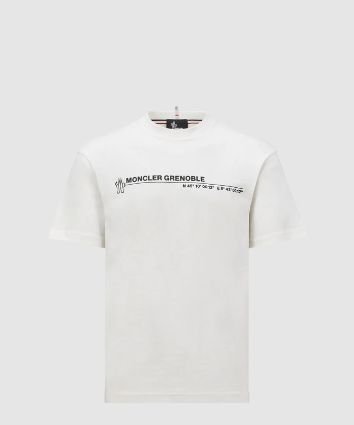 몽클레어 로고 코튼 티셔츠