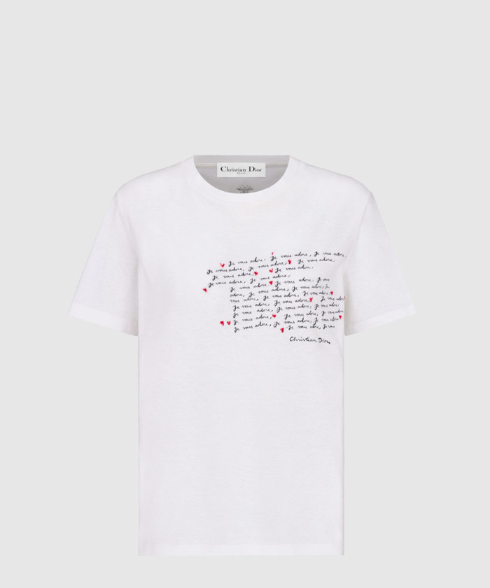 디올 자수 티셔츠 453T0