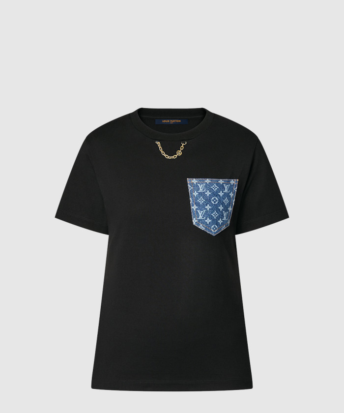루이비통 모노그램 포켓 티셔츠 1AFYOQ