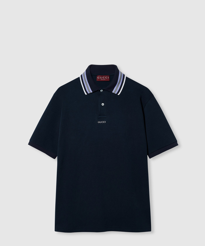 구찌 코튼 피케 폴로 탑 788024