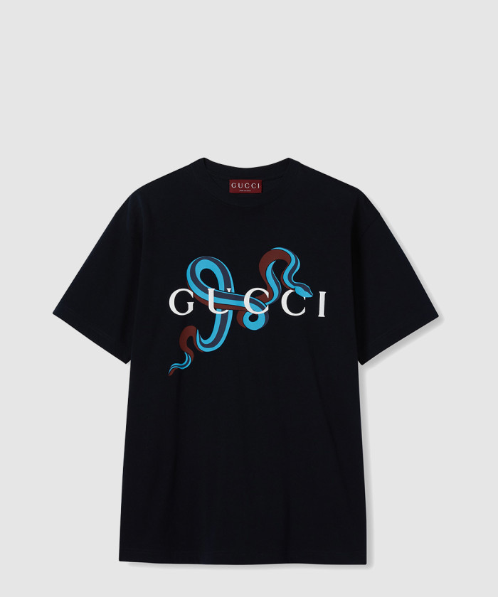 구찌 셀렉션 프린트 코튼 티셔츠 796395