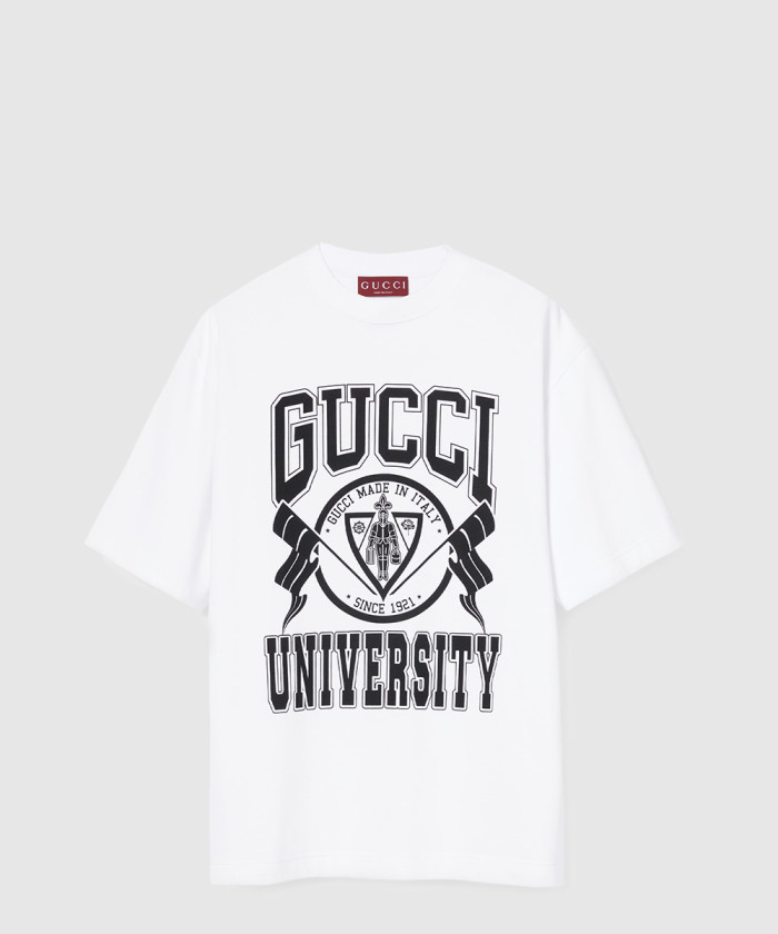 구찌 코튼 저지 프린트 티셔츠 798115