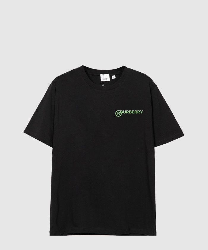 버버리 로고 코튼 티셔츠 80370911