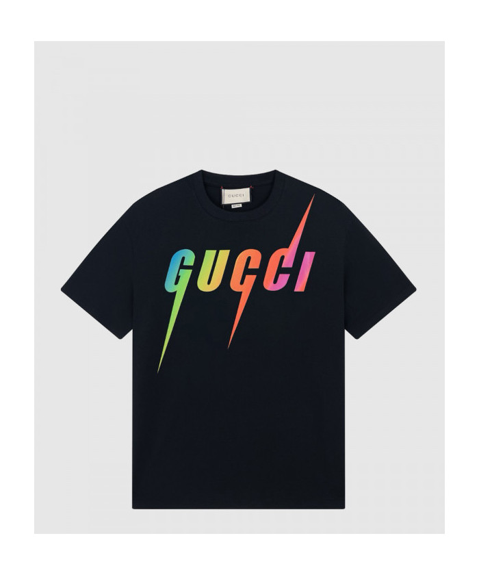 구찌 로고 프린트 반팔 616036