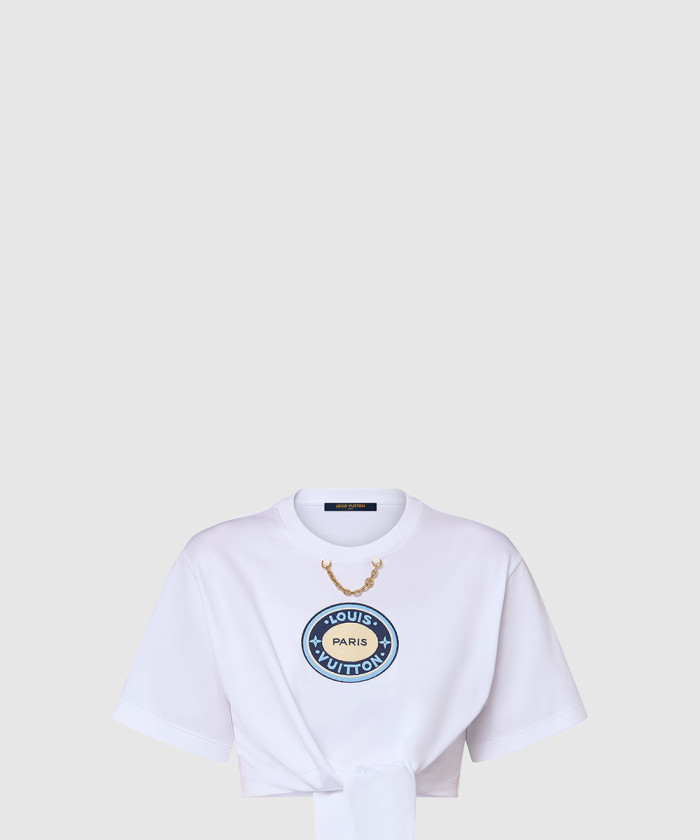 루이비통 패치 셀프 타이 티셔츠 1AFPG8