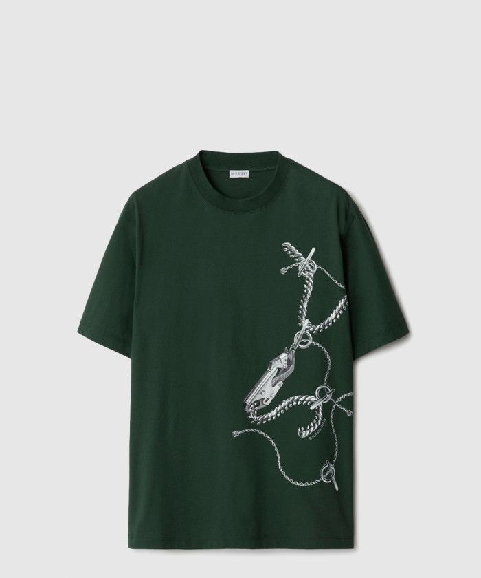 버버리 나이트 하드웨어 코튼 티셔츠 80895781