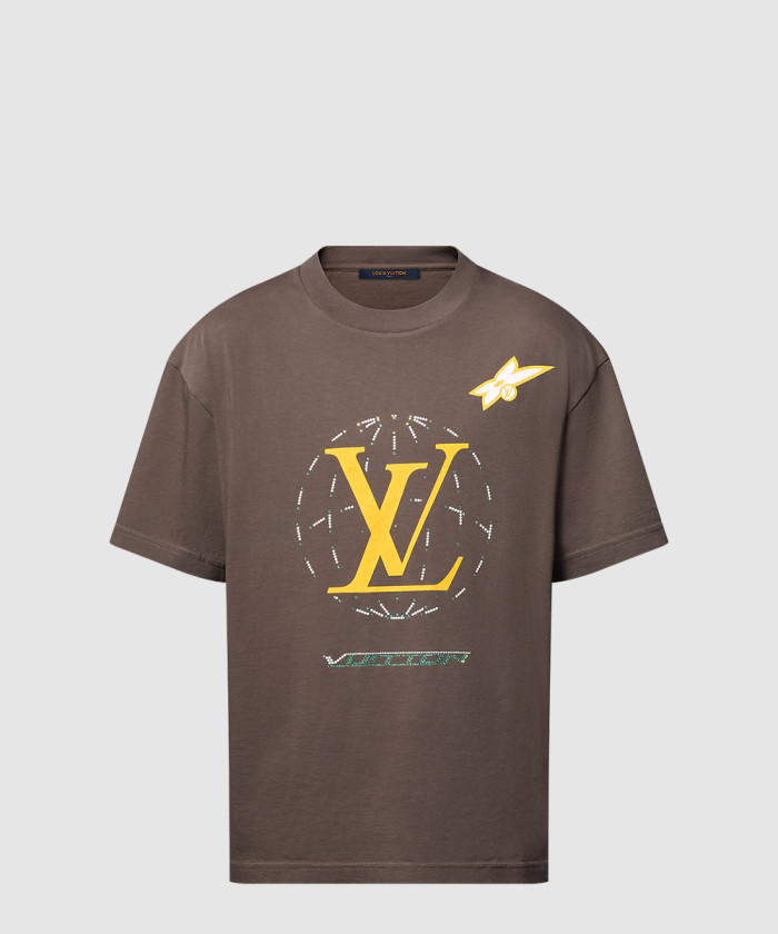 루이비통 워시드 엠벨리시드 코튼 티셔츠 1AHCL5