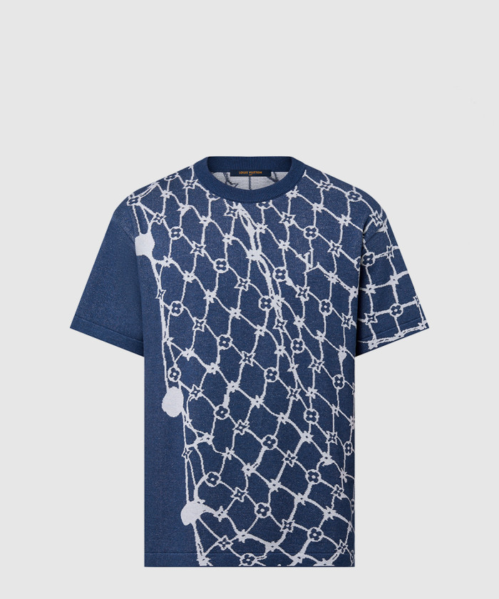 루이비통 코튼 쇼트 슬리브드 크루넥 1AFQQT