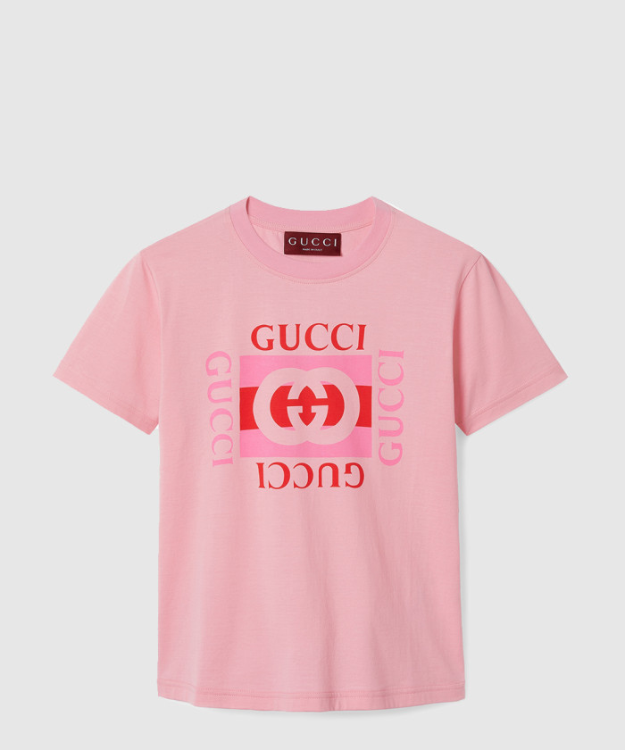 구찌 코튼 저지 프린트 티셔츠 787299