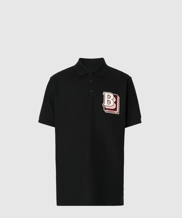 버버리 코튼 폴로 반팔 티셔츠 8057571