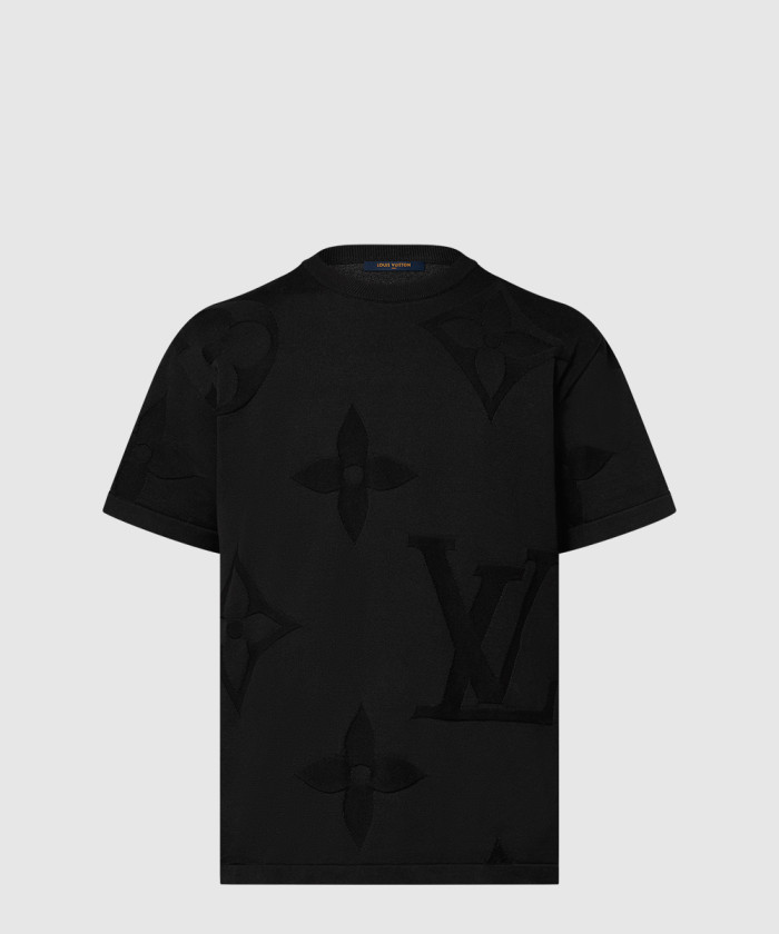 루이비통 모노그램 쇼트 슬리브드 코튼 크루넥 1AFYEZ