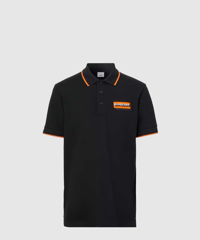 버버리 코튼 폴로 반팔 티셔츠 80572801
