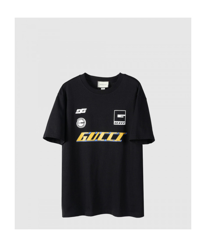 구찌 로고 프린트 티셔츠 775503