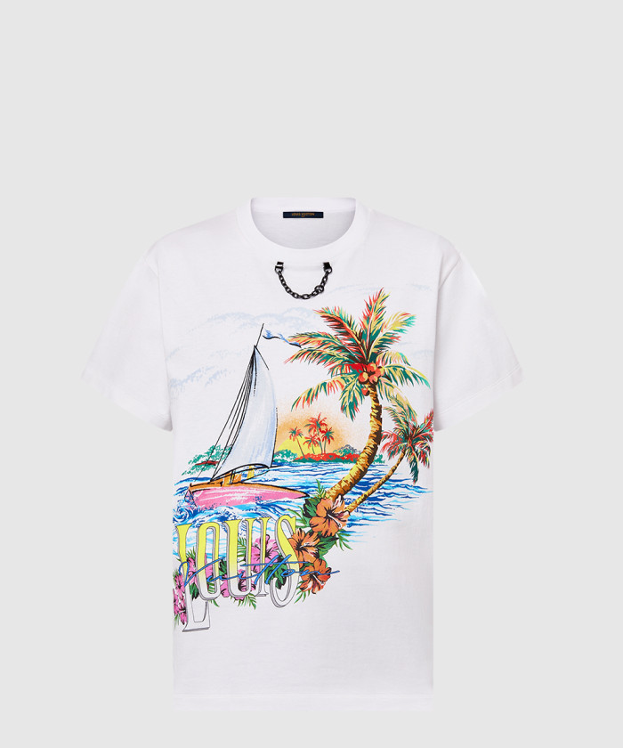 루이비통 선셋 세일보트 티셔츠 1AFTNC