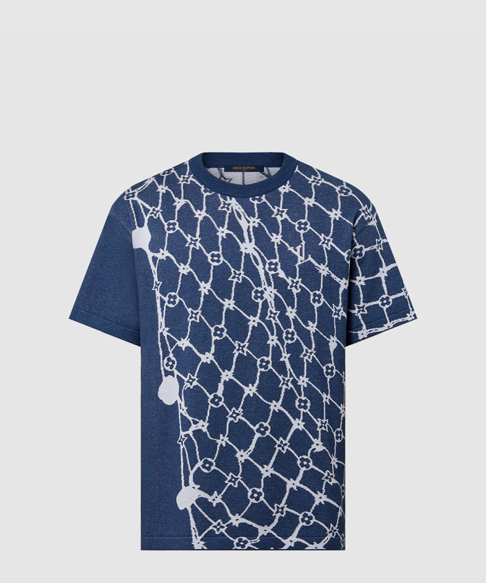 루이비통 코튼 쇼트 슬리브드 크루넥 1AFQQQ