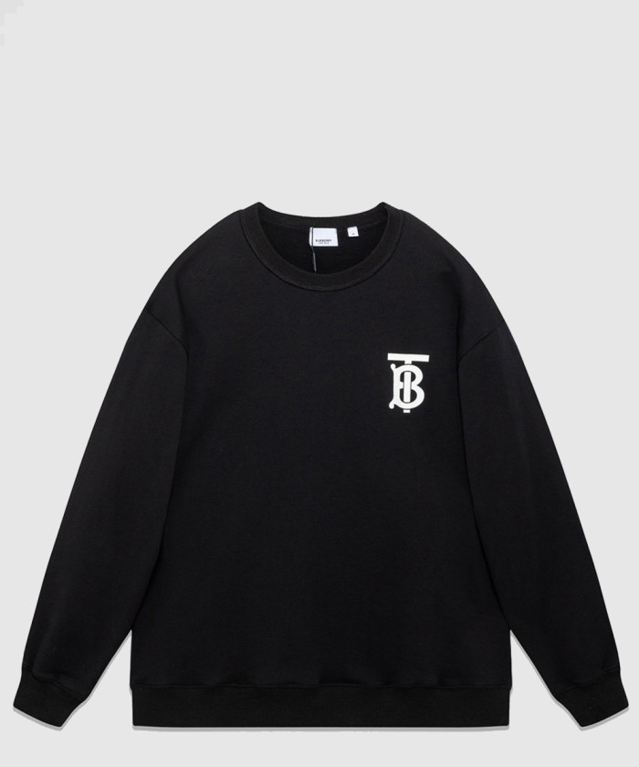 버버리 로고 프린트 코튼 맨투맨 80243461