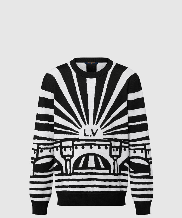 루이비통 패턴 자카르 풀오버 1AFIXK