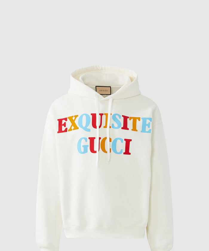 구찌 익스퀴짓 로고 후드티 700120
