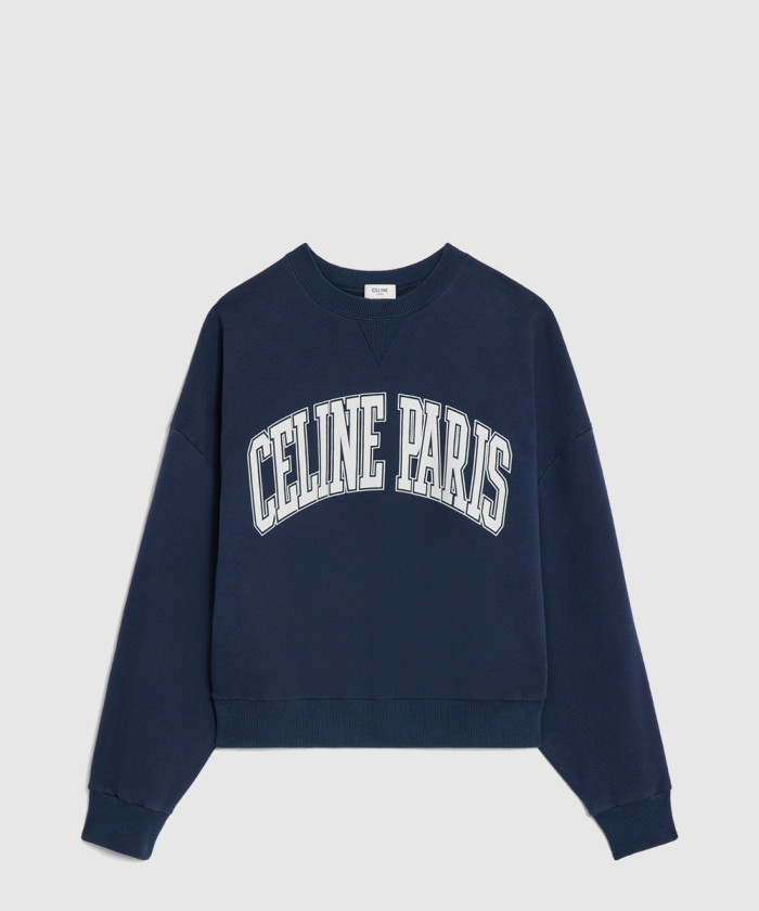 셀린느 오버사이즈 스웨트셔츠 코튼 플리스 2Y64G5